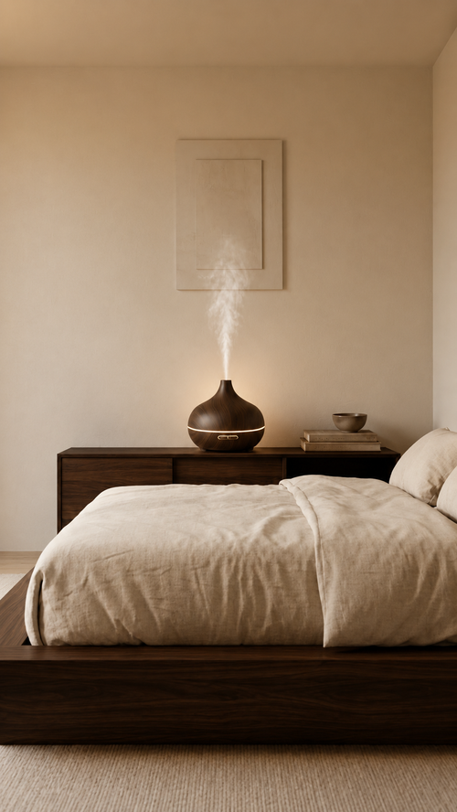 ZAYVEO Aroma Diffuser — Wood Effect