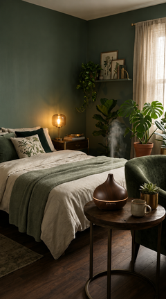 Diffuseur ZAYVEO en situation dans une chambre